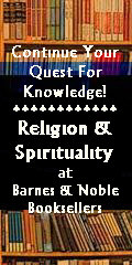 banner ad for Religion and Sprituality index page at Barnes and Noble Booksellers